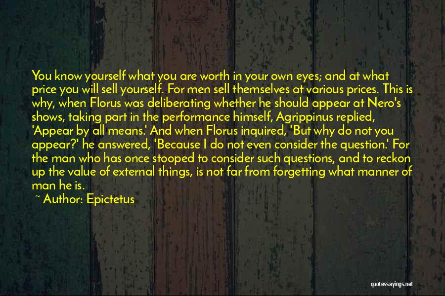 Forgetting Who You Are Quotes By Epictetus
