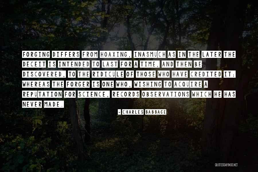 Forging Quotes By Charles Babbage Forging Quotes By Charles Babbage