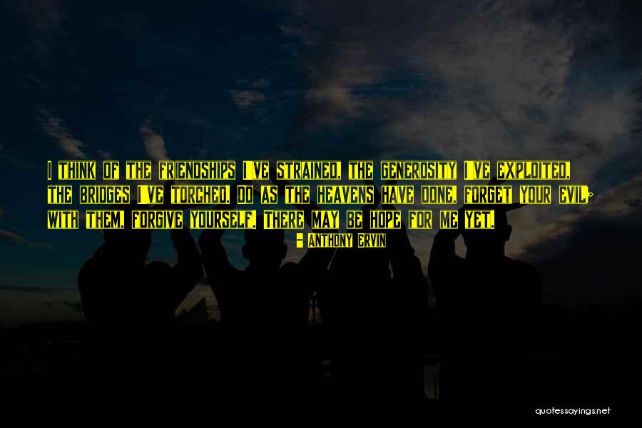 Forgive And Happiness Quotes By Anthony Ervin Forgive And Happiness Quotes By Anthony Ervin