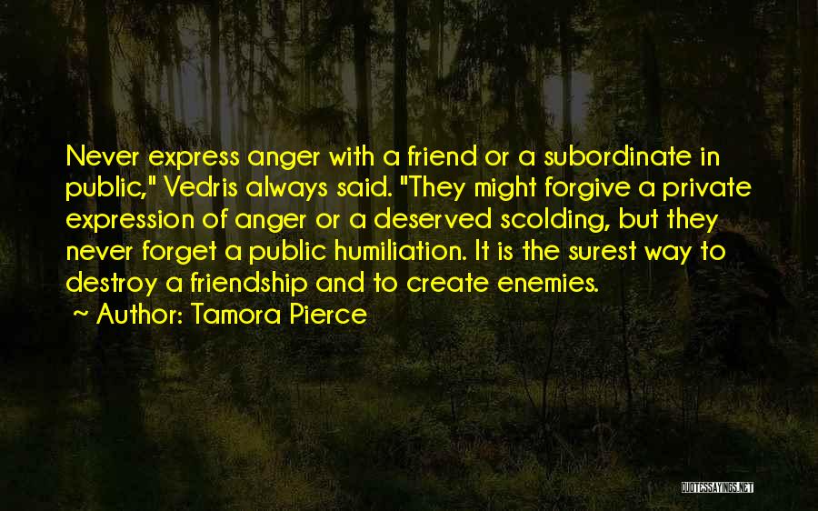 Forgive And Never Forget Quotes By Tamora Pierce