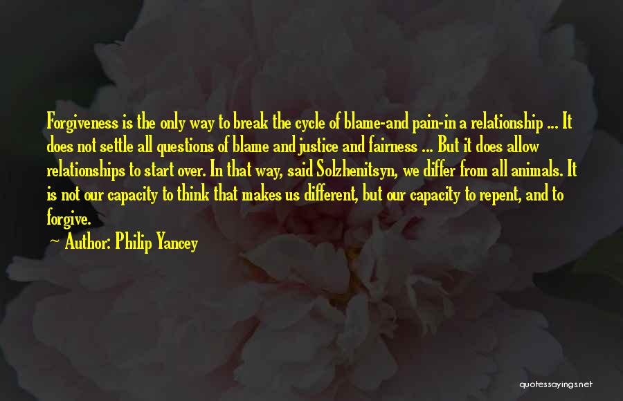Forgive And Start Over Quotes By Philip Yancey