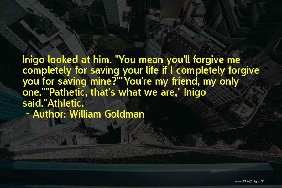 Forgive Friend Quotes By William Goldman