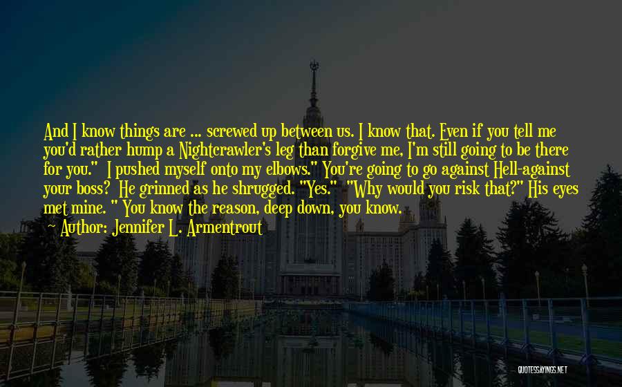 Forgive Me Quotes By Jennifer L. Armentrout