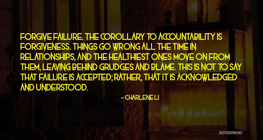Forgive Yourself And Move On Quotes By Charlene Li Forgive Yourself And Move On Quotes By Charlene Li