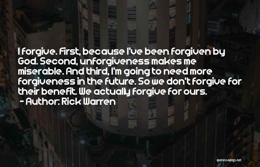 Forgiven By God Quotes By Rick Warren