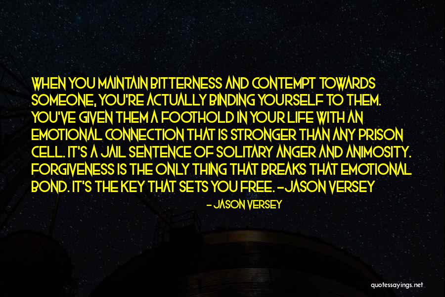 Forgiveness And Anger Quotes By Jason Versey