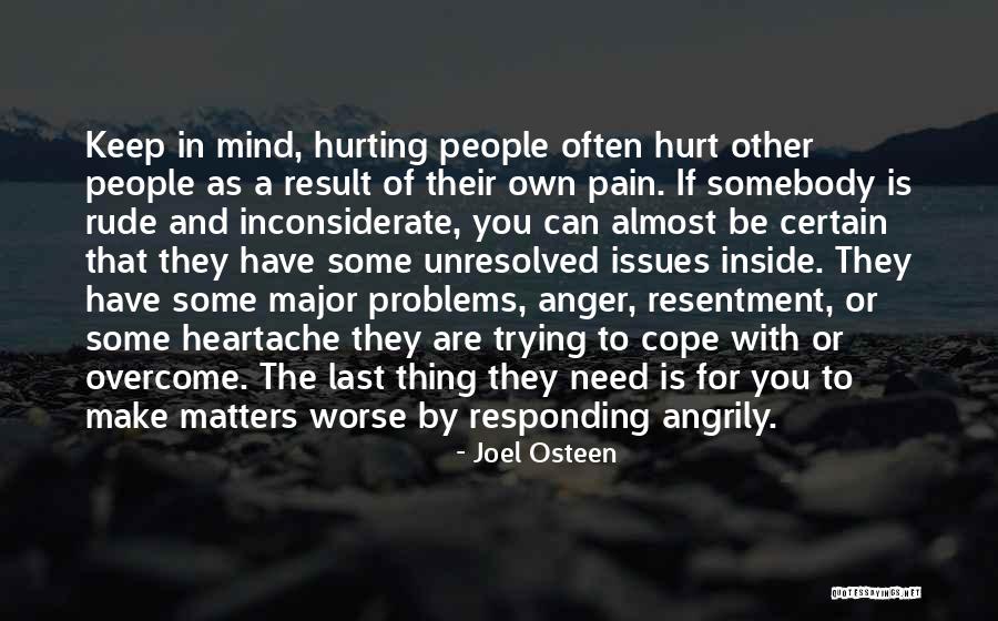 Forgiveness And Anger Quotes By Joel Osteen