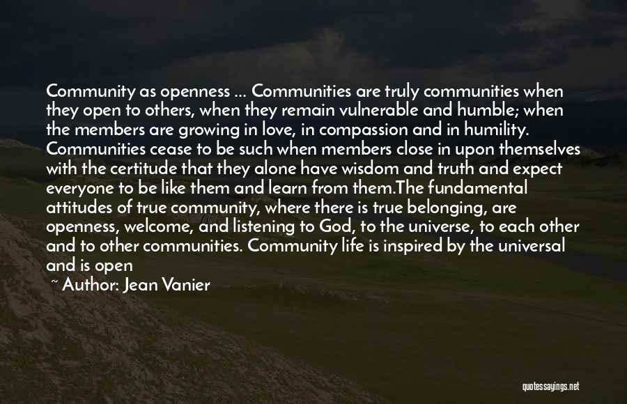 Forgiveness And Compassion Quotes By Jean Vanier