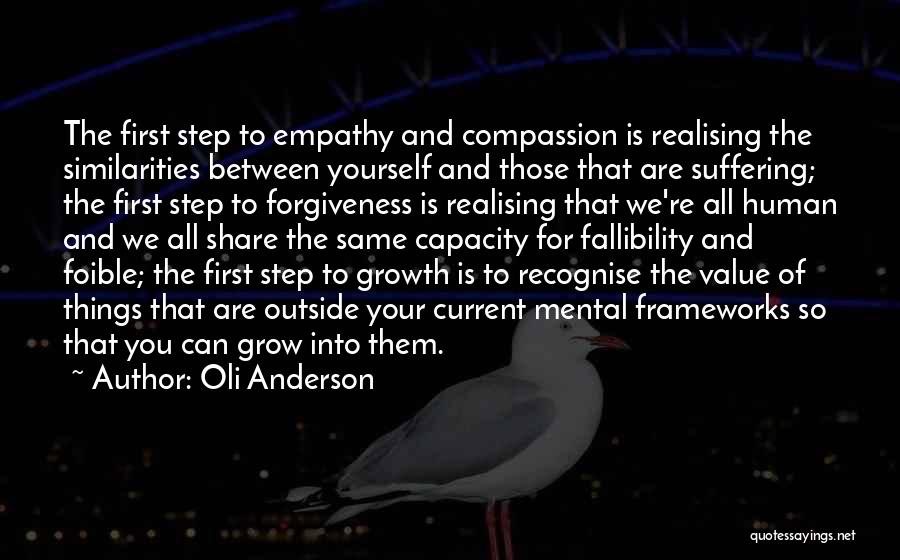 Forgiveness And Compassion Quotes By Oli Anderson