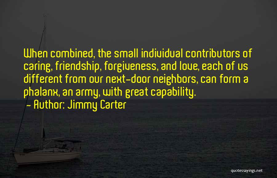 Forgiveness And Friendship Quotes By Jimmy Carter