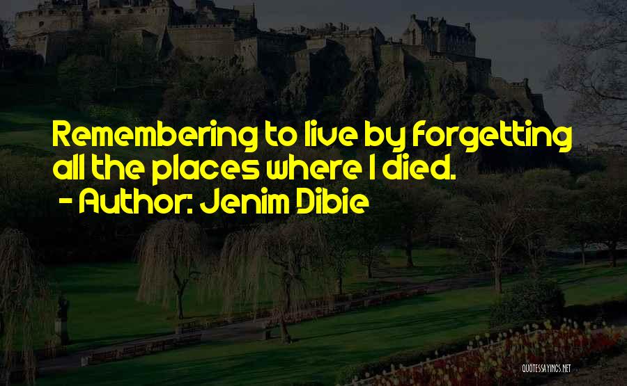 Forgiveness And Not Forgetting Quotes By Jenim Dibie