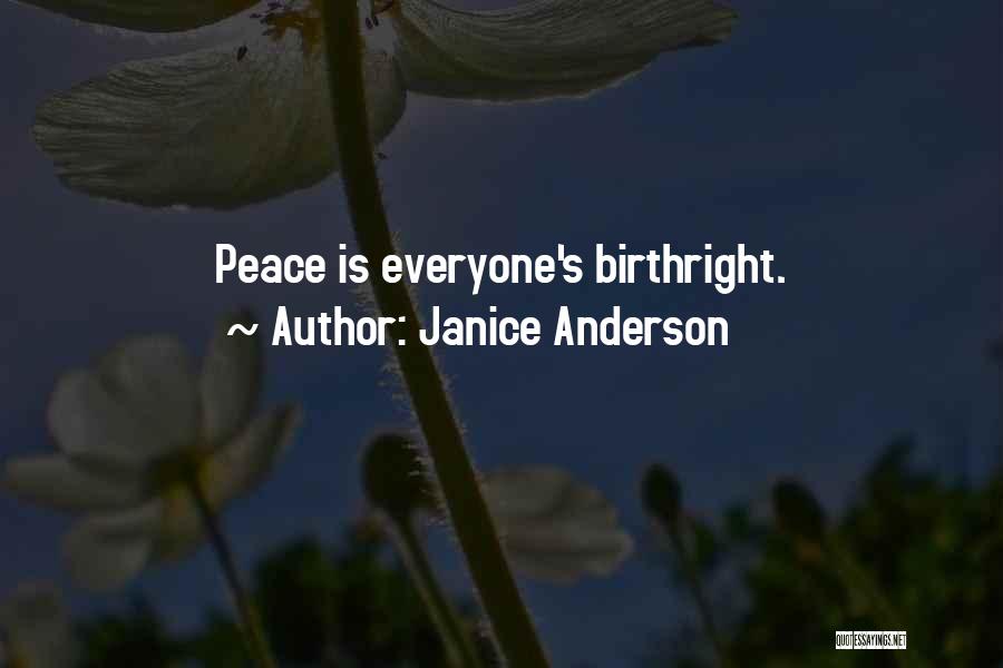 Forgiveness And Peace Of Mind Quotes By Janice Anderson