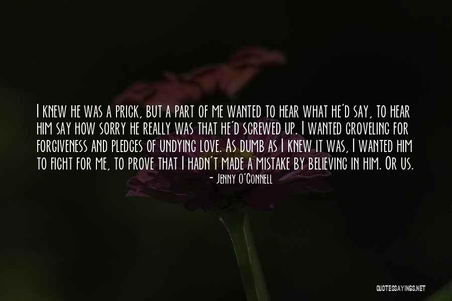 Forgiveness And Sorry Quotes By Jenny O'Connell Forgiveness And Sorry Quotes By Jenny O'Connell
