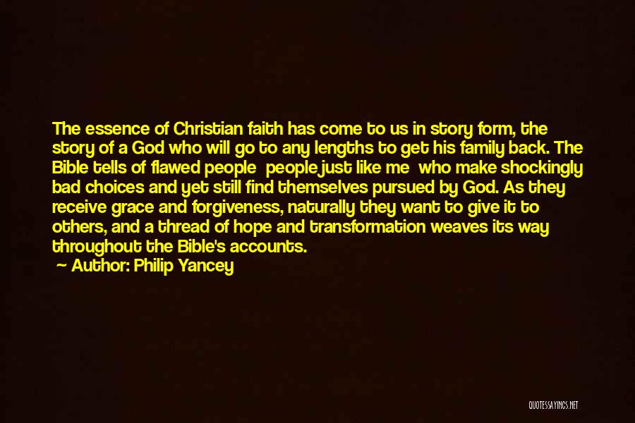 Forgiveness From The Bible Quotes By Philip Yancey