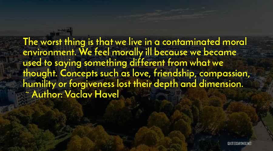 Forgiveness In Friendship Quotes By Vaclav Havel