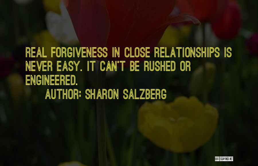 Forgiveness In Relationships Quotes By Sharon Salzberg