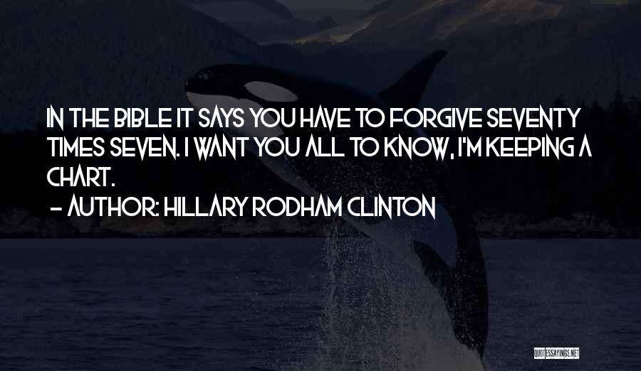 Forgiveness In The Bible Quotes By Hillary Rodham Clinton