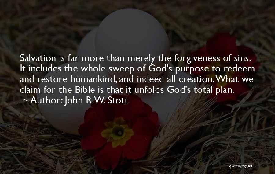 Forgiveness In The Bible Quotes By John R.W. Stott