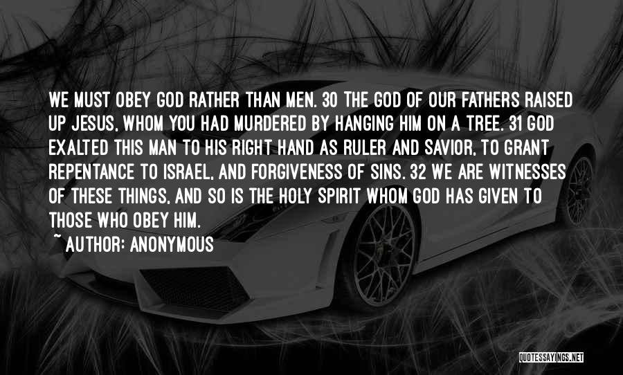 Forgiveness Of Sins Quotes By Anonymous