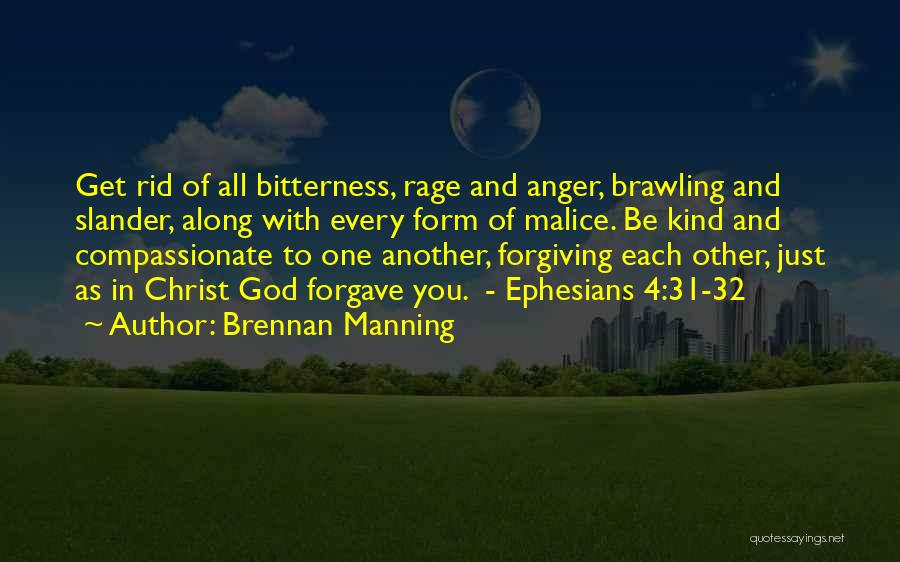 Forgiving God Quotes By Brennan Manning