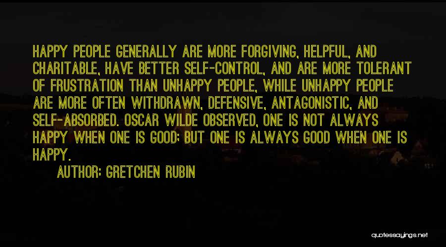 Forgiving Self Quotes By Gretchen Rubin