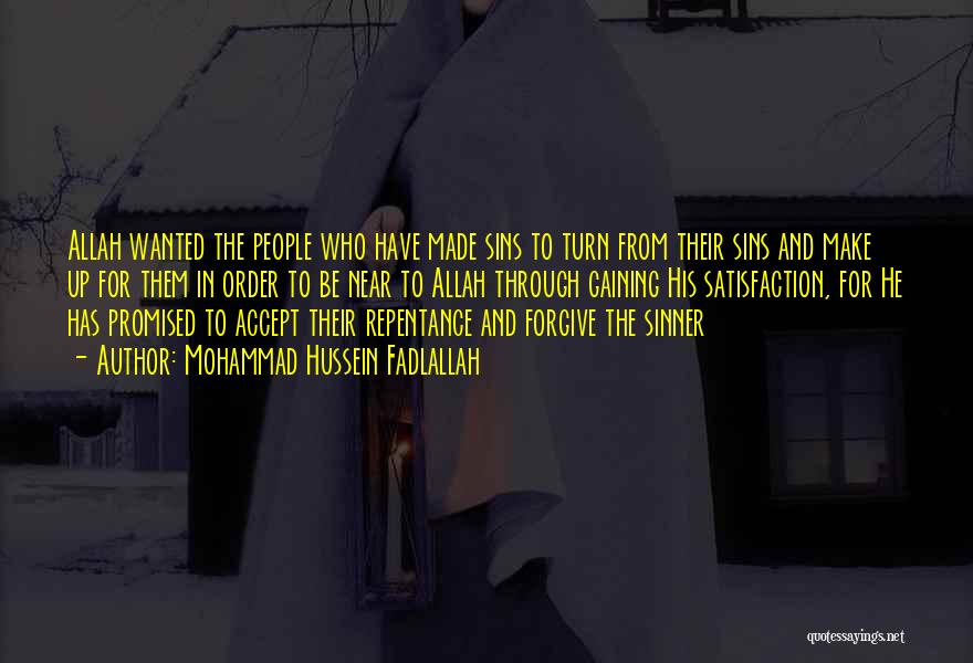 Forgiving Sins Quotes By Mohammad Hussein Fadlallah