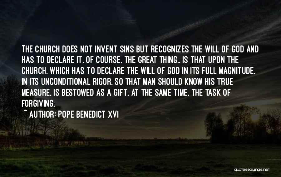 Forgiving Sins Quotes By Pope Benedict XVI