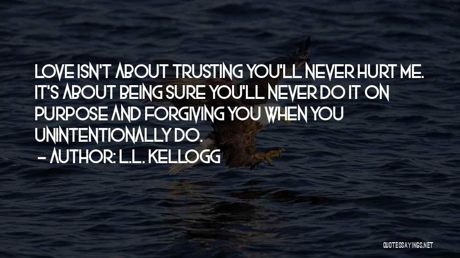 Forgiving Someone That Hurt You Quotes By L.L. Kellogg