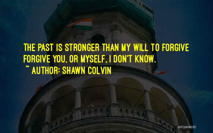 Forgiving The Past Quotes By Shawn Colvin