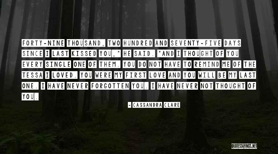 Forgotten My Love Quotes By Cassandra Clare