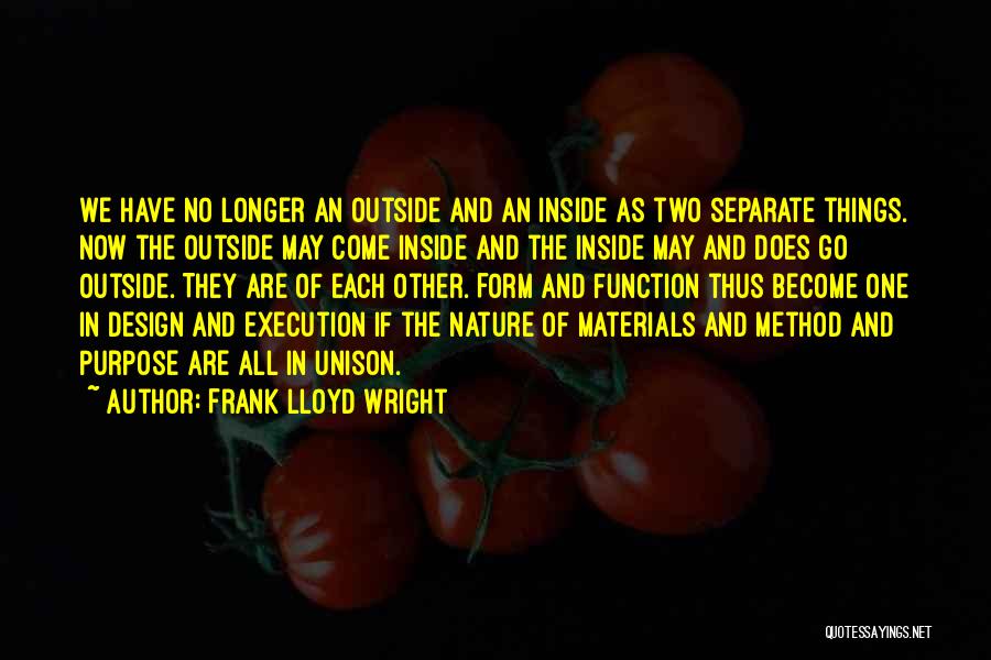 Form And Function Quotes By Frank Lloyd Wright