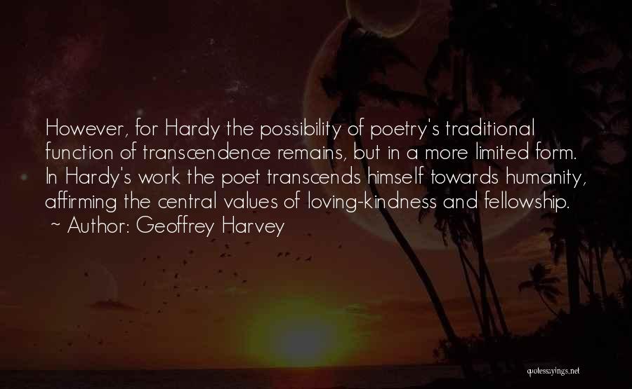 Form And Function Quotes By Geoffrey Harvey