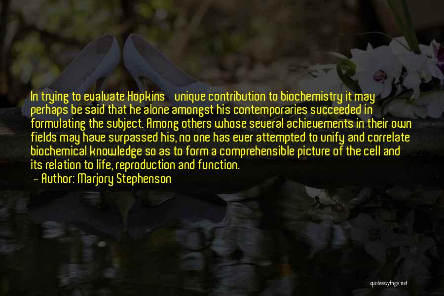 Form And Function Quotes By Marjory Stephenson