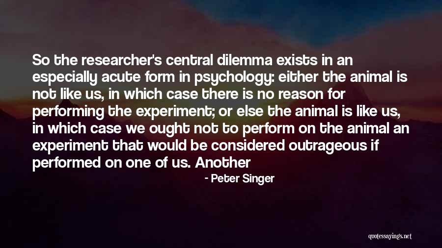 Form Quotes By Peter Singer