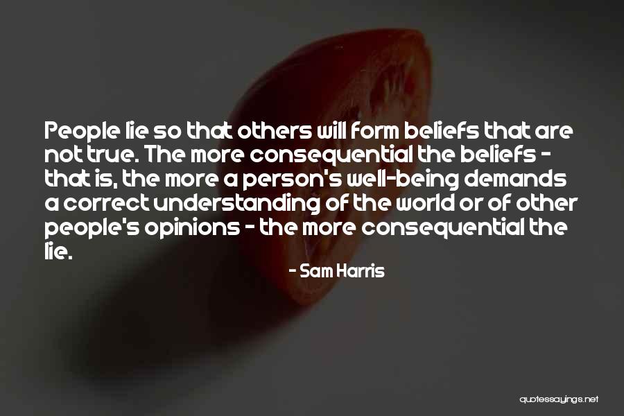 Form Quotes By Sam Harris