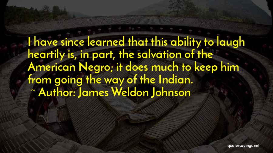 Formadon Quotes By James Weldon Johnson