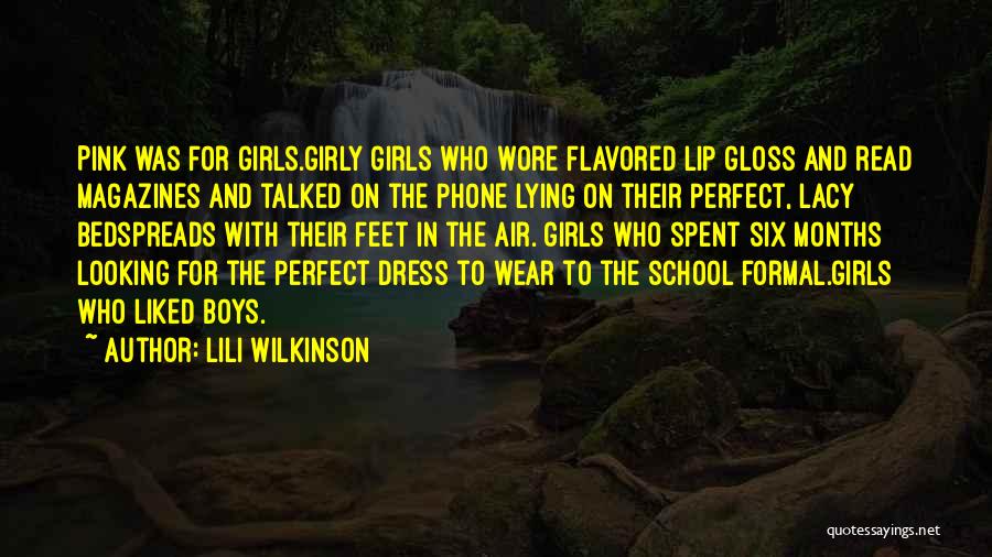 Formal Wear Quotes By Lili Wilkinson