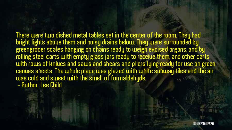 Formaldehyde Quotes By Lee Child