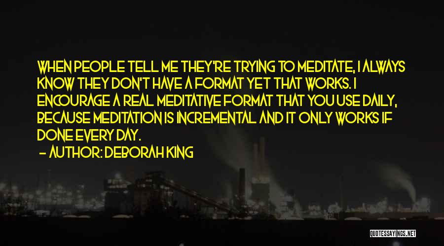 Format Quotes By Deborah King