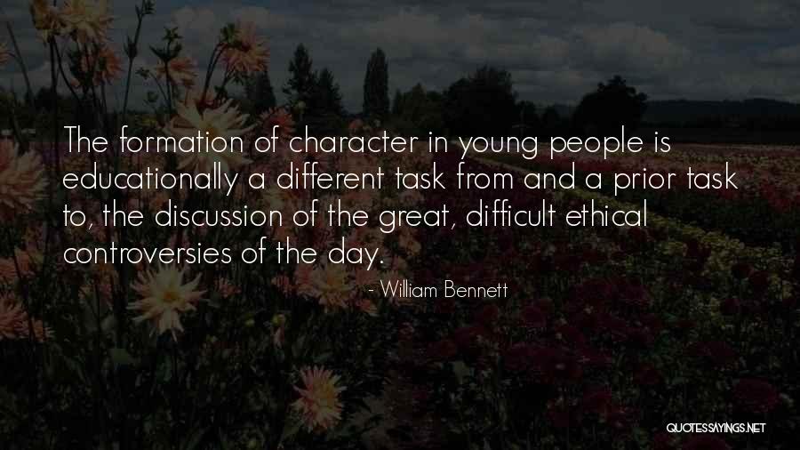 Formation Day Quotes By William Bennett