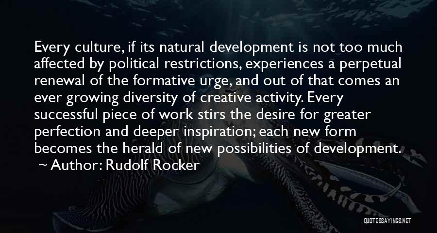 Formative Quotes By Rudolf Rocker