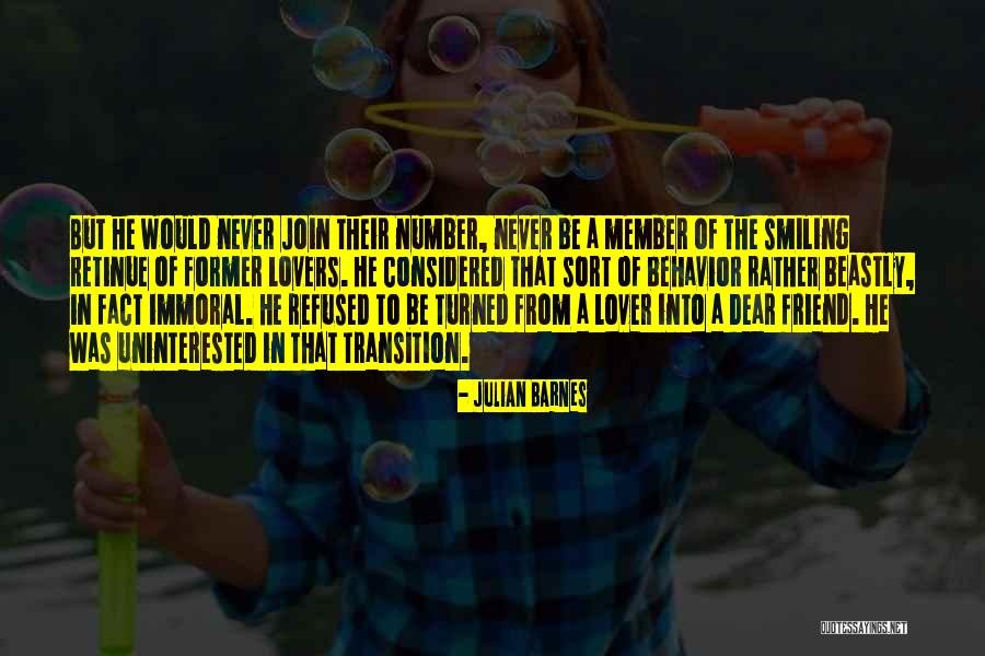Former Lover Quotes By Julian Barnes Former Lover Quotes By Julian Barnes