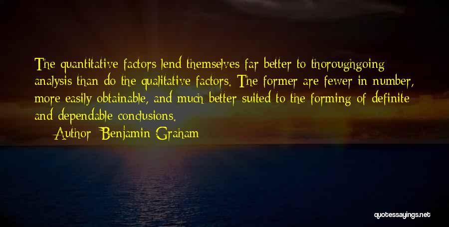 Former Quotes By Benjamin Graham