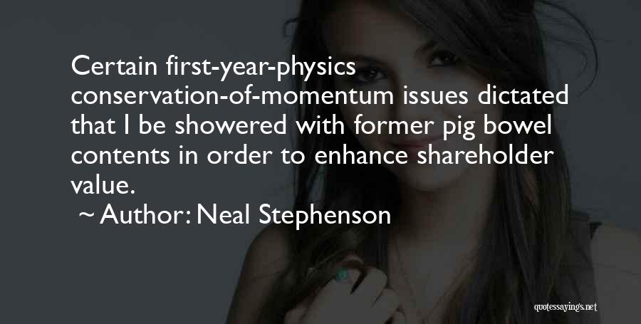 Former Quotes By Neal Stephenson