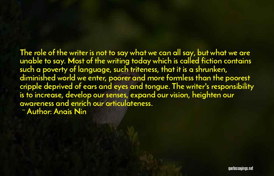 Formless Quotes By Anais Nin