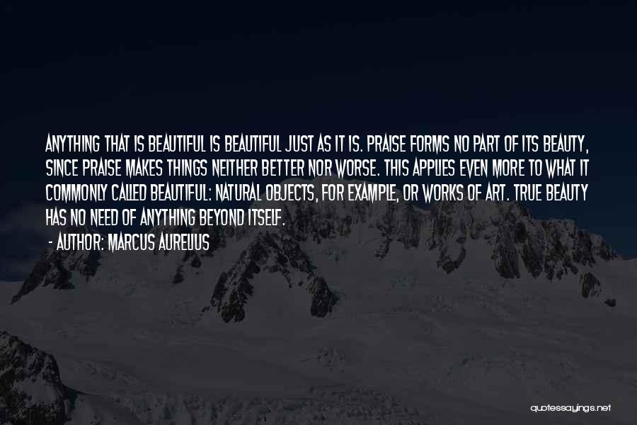 Forms Of Art Quotes By Marcus Aurelius