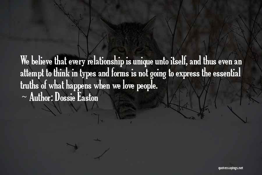 Forms Of Love Quotes By Dossie Easton