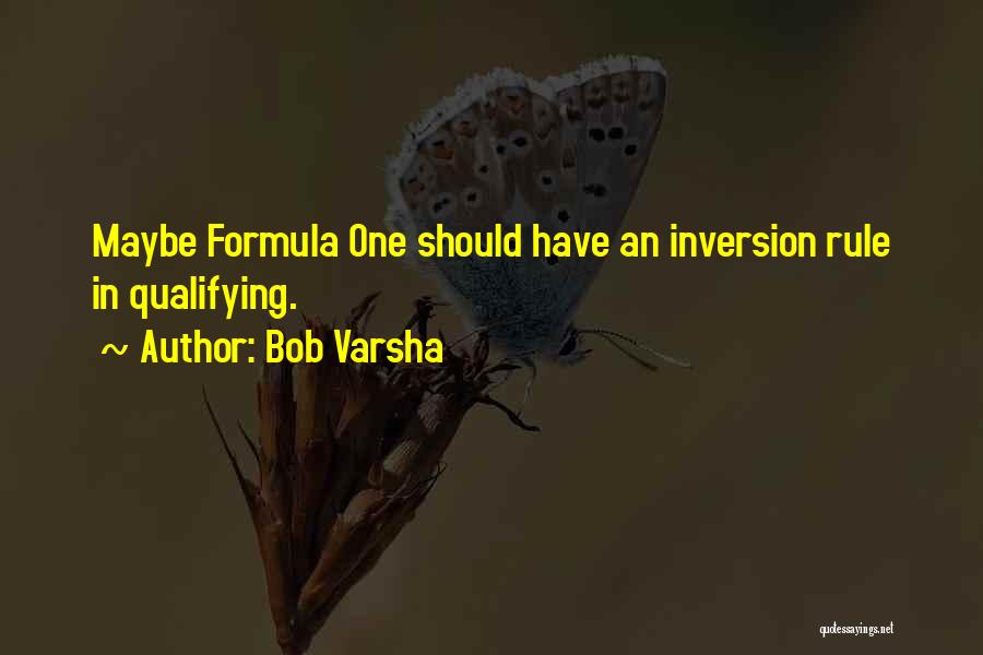 Formula 1 Qualifying Quotes By Bob Varsha