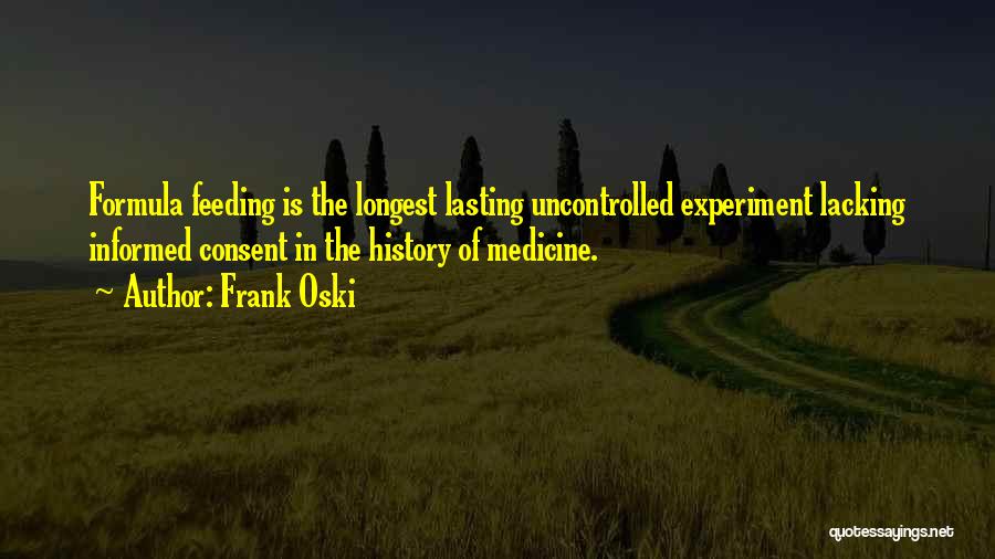 Formula Feeding Quotes By Frank Oski