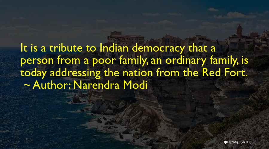 Fort Quotes By Narendra Modi